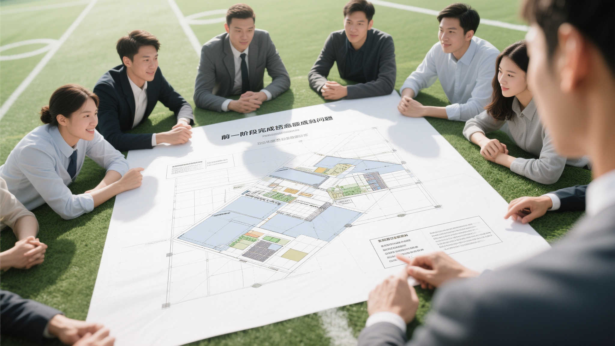 前一阶段已完成标志性成就之后,便出现为未来制订新蓝